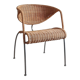 Rattan Design Chair with Metal Frame, 1980s/1990s