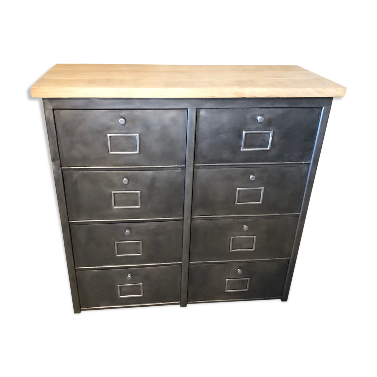 Industrial valve furniture with metal wood valves