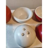 3 bowling balls: 70s ice cube trays