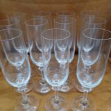 11 Champagne Crystal Flutes.