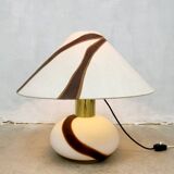 Vintage design table lamp Murano glass 'Bi-color'