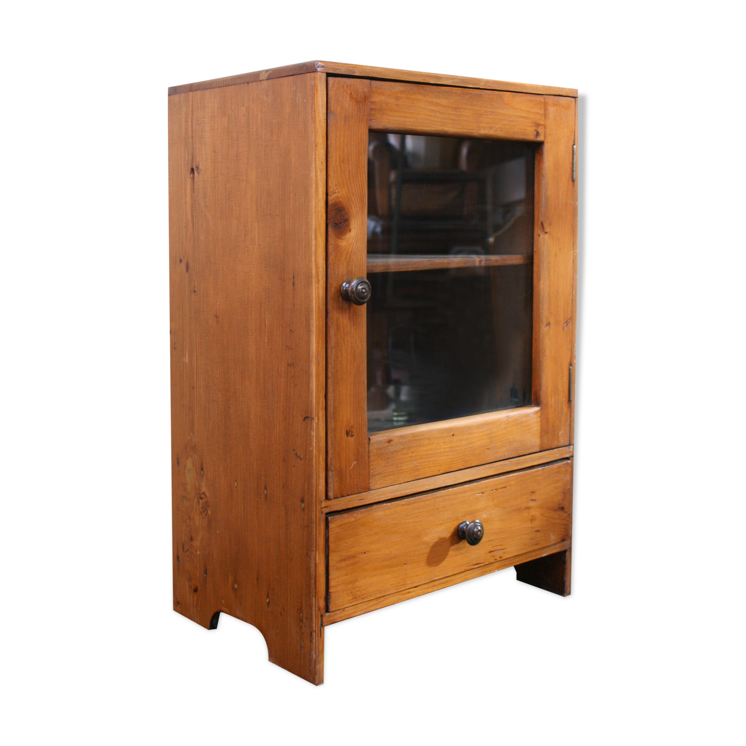Wooden medicine cabinet