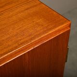 Børge Mogensen 'China' Cabinet (Model 232) in teak and brass, FDB Møbler Denmark