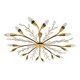 Large Austrian Brass Chandelier by Rupert Nikoll