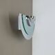 mirror glass post modern wall light by Hustadt Leuchten, 1980s