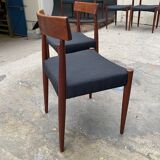 series of six Scandinavian chairs Arne Hovmand Olsen