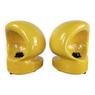 Set of 2 very rare table lamps by Enzo Biolo for Il Picchio 1960s