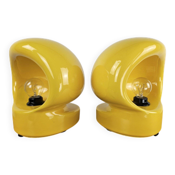 Ensemble de 2 lampes de table très rares d'Enzo Biolo pour Il Picchio, années 1960