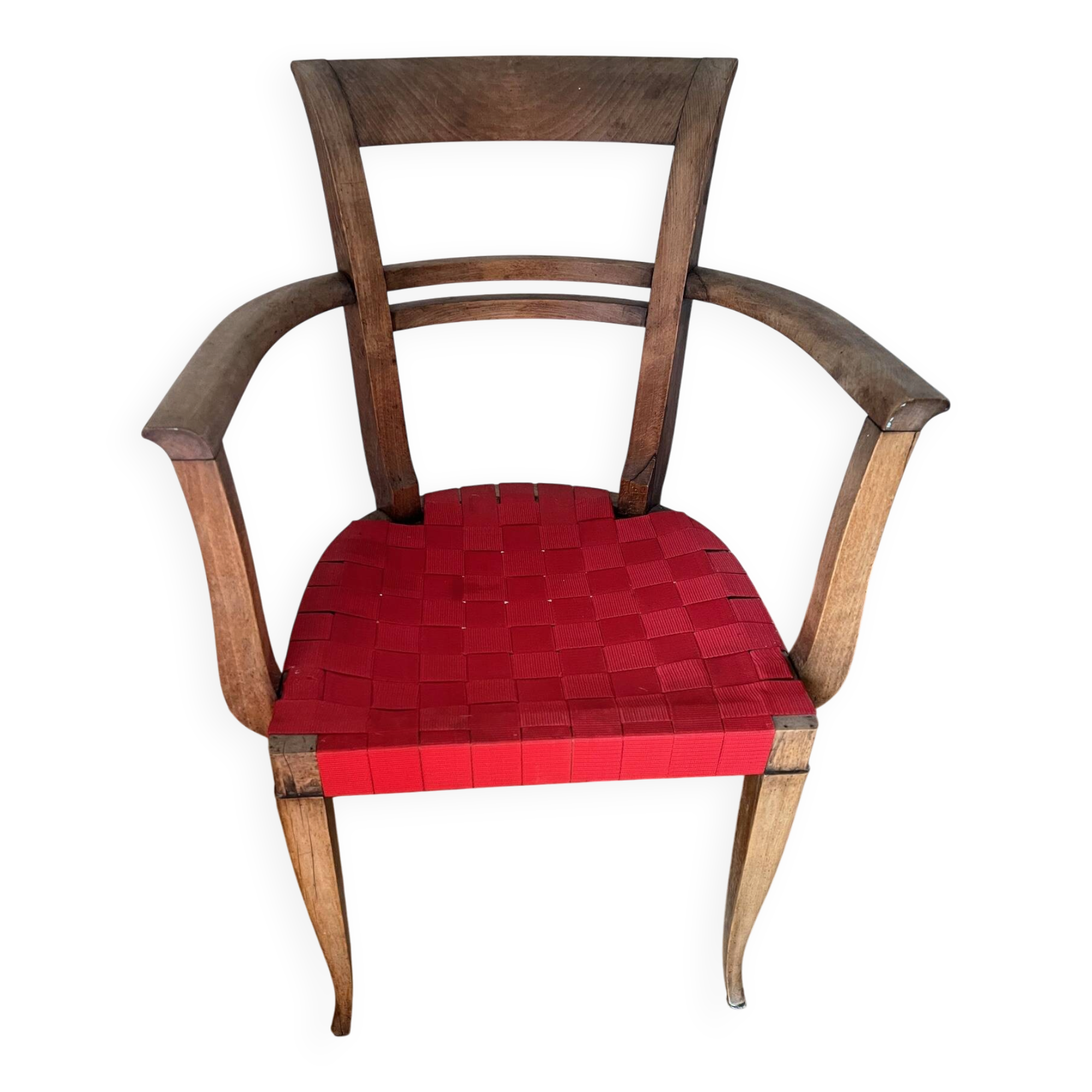 Fauteuil bridge rouge