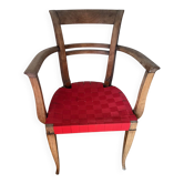 Fauteuil bridge rouge