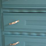 Art Deco blue dresser