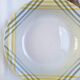 Plat creux Moulin des Loups jaune et gris