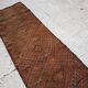 Vintage Turkish hallway rug 71x266 cm
