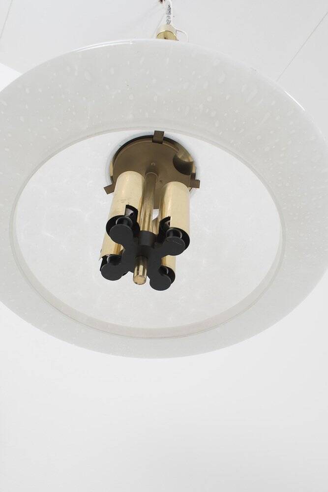 Vintage Pendant Lamp in Glass