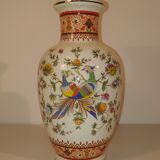 Vase Asian bird decorations