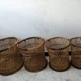 Vintage wicker basket