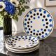 dish and 4 dessert plates K and G Lunéville