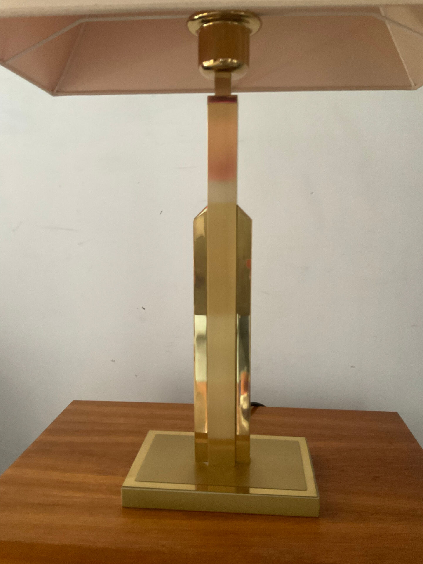 Deknudt brass lamp from the 70s-80s.