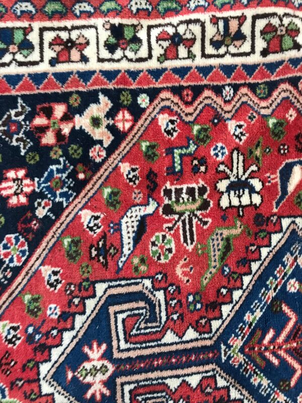 Tapis vintage persan yalameh 104x144 cm