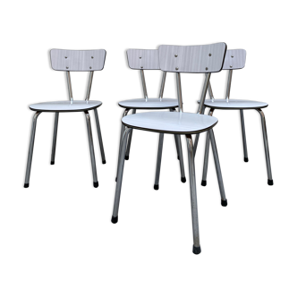 Set of 4 formica chairs