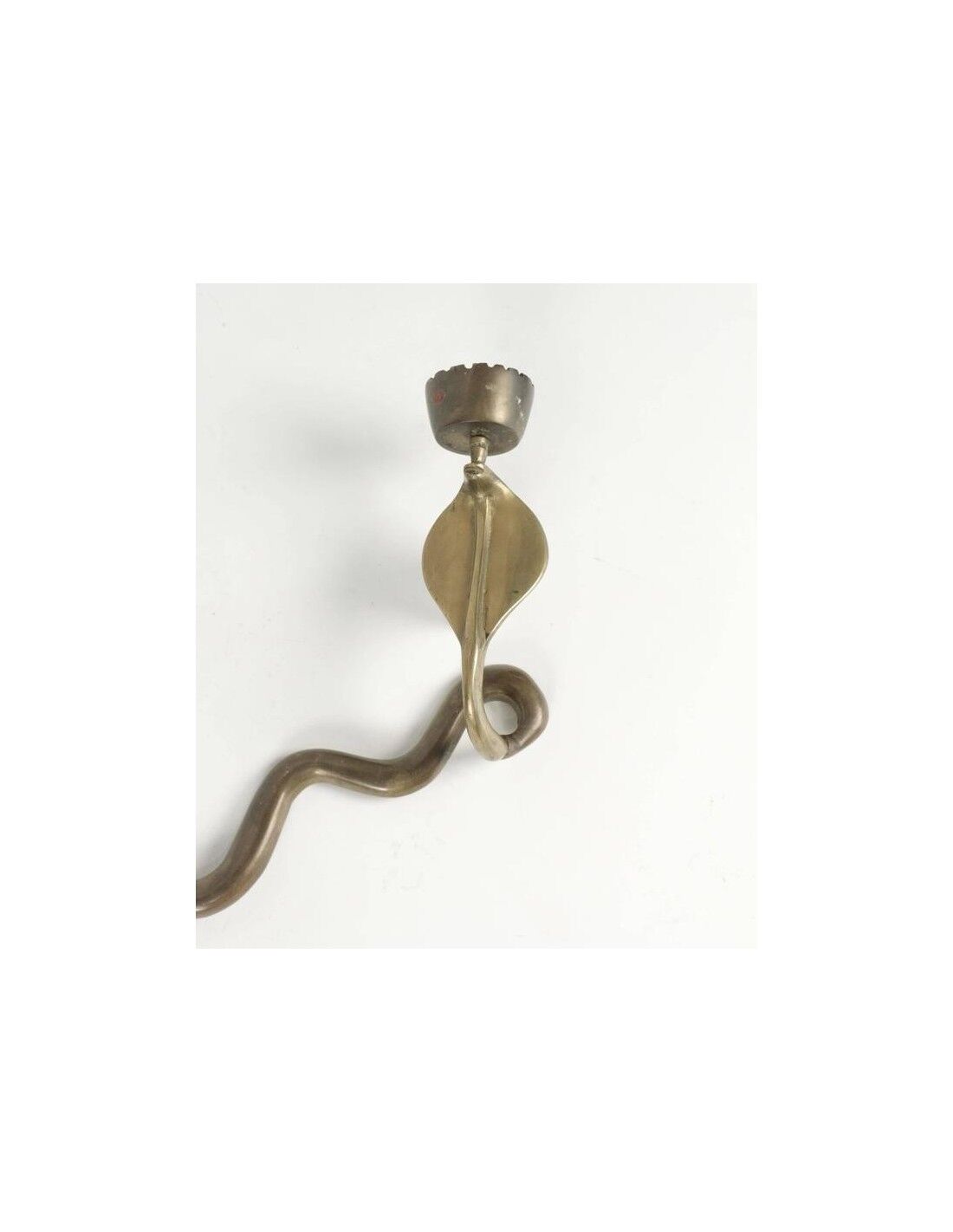 Cobra wall sconce in bronze, 1960s