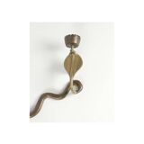 Cobra wall lamp in bronze 1960s