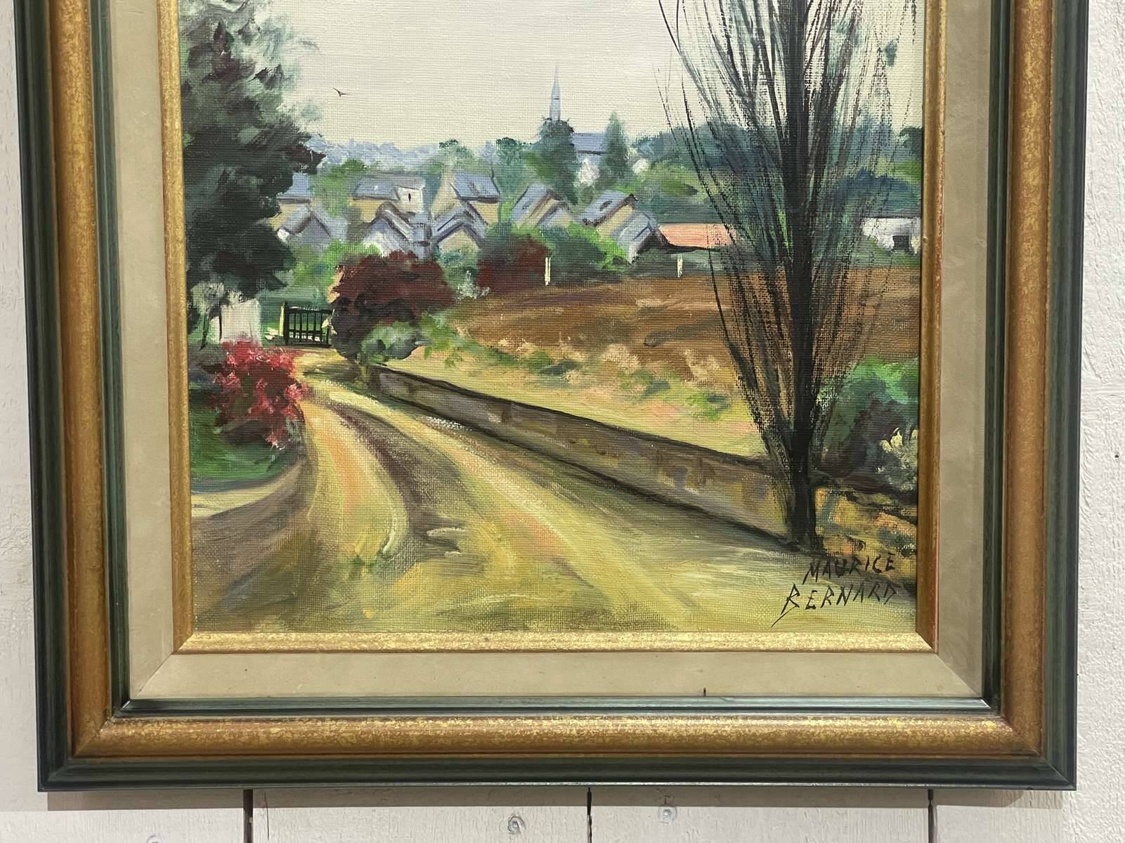 Oil on canvas by Maurice Bernard (1927-2005) Kerpalud