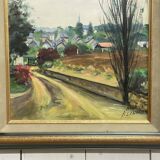 Oil on canvas by Maurice Bernard (1927-2005) Kerpalud