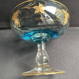 Large crystal bowl signed De Wan - Verrerie de Torino