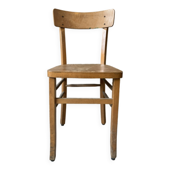 Chaise bistrot Luterma en bois, 1960