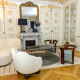 Marble coffee table Leleu