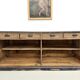 Grand Comptoir de Commerce Ancien en Pin