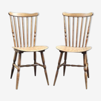 Paire de chaises bistrot Baumann