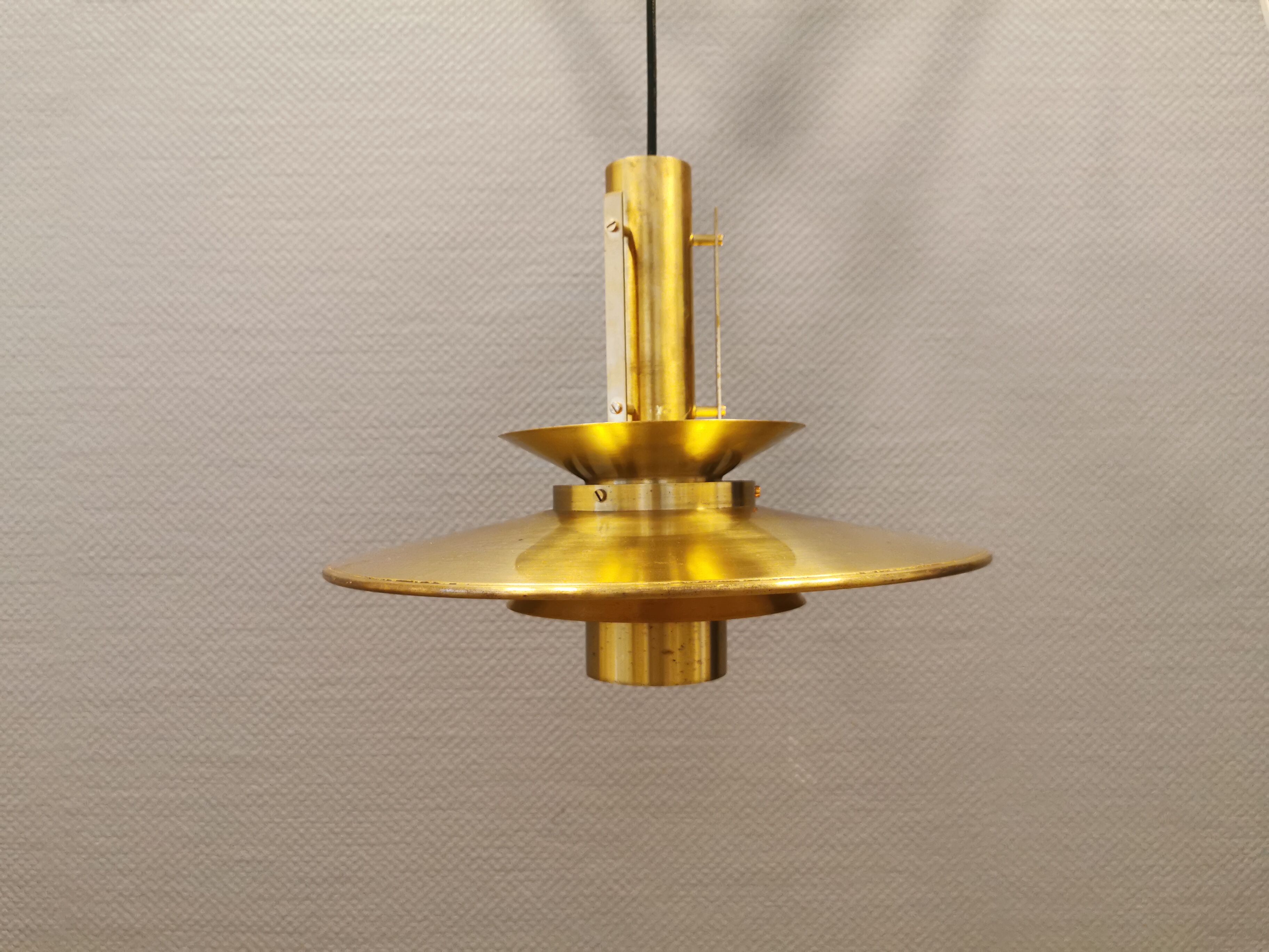 Danish hanging lamp, designed by T.H Valentiner in the 1960s