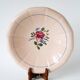 Grand plat creux Digoin Sarreguemines, roses à fleurs, 1950