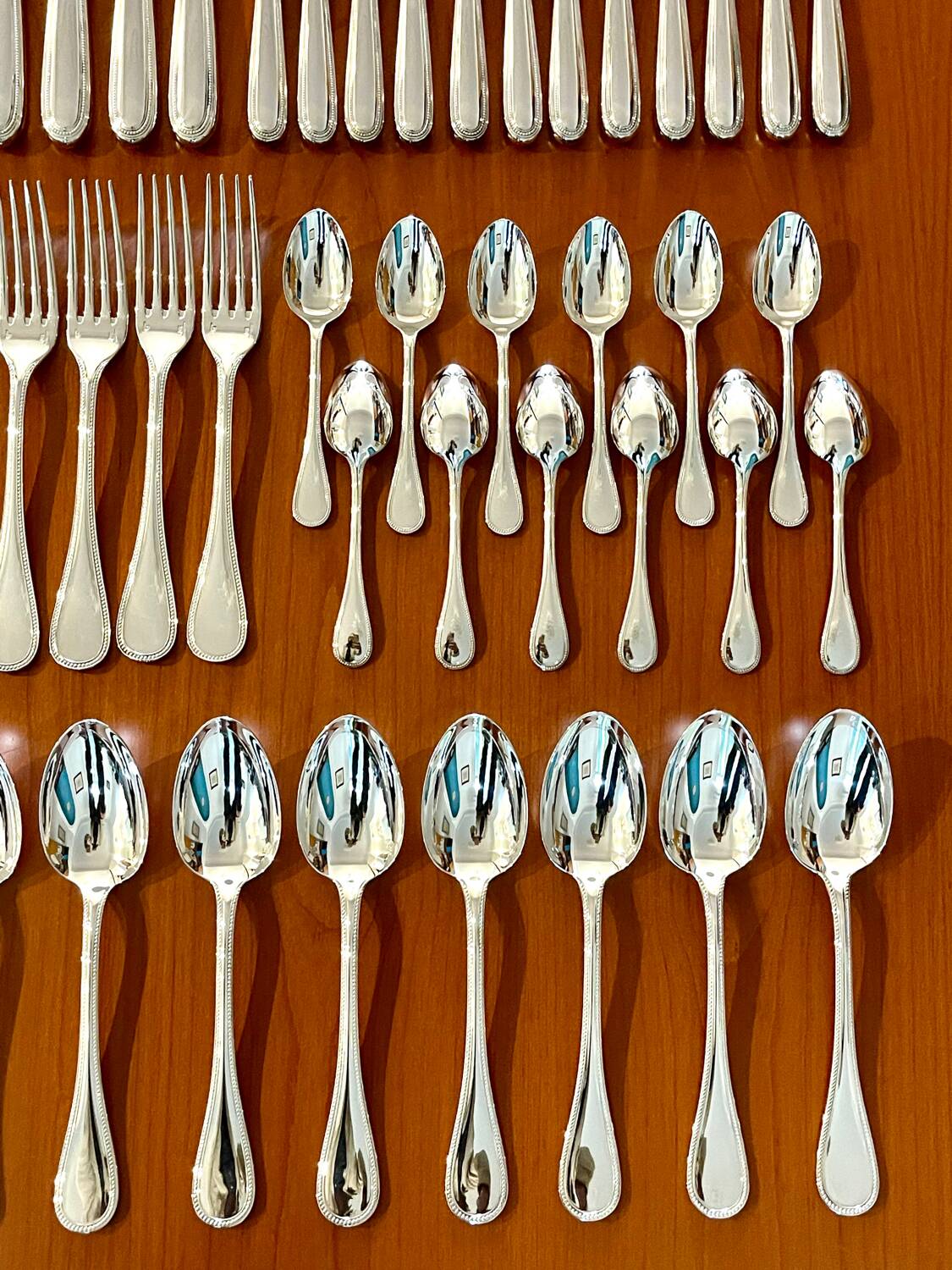 Christofle pearl flatware, 60 pieces, excellent condition