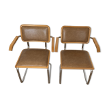 Paire de fauteuils B64 de Marcel Breuer