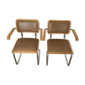 Paire de fauteuils B64 de Marcel Breuer