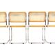 Set de 4 chaises "B32", Marcel Breuer, Italie, 1990