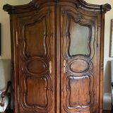 Alsatian walnut wardrobe 18th century