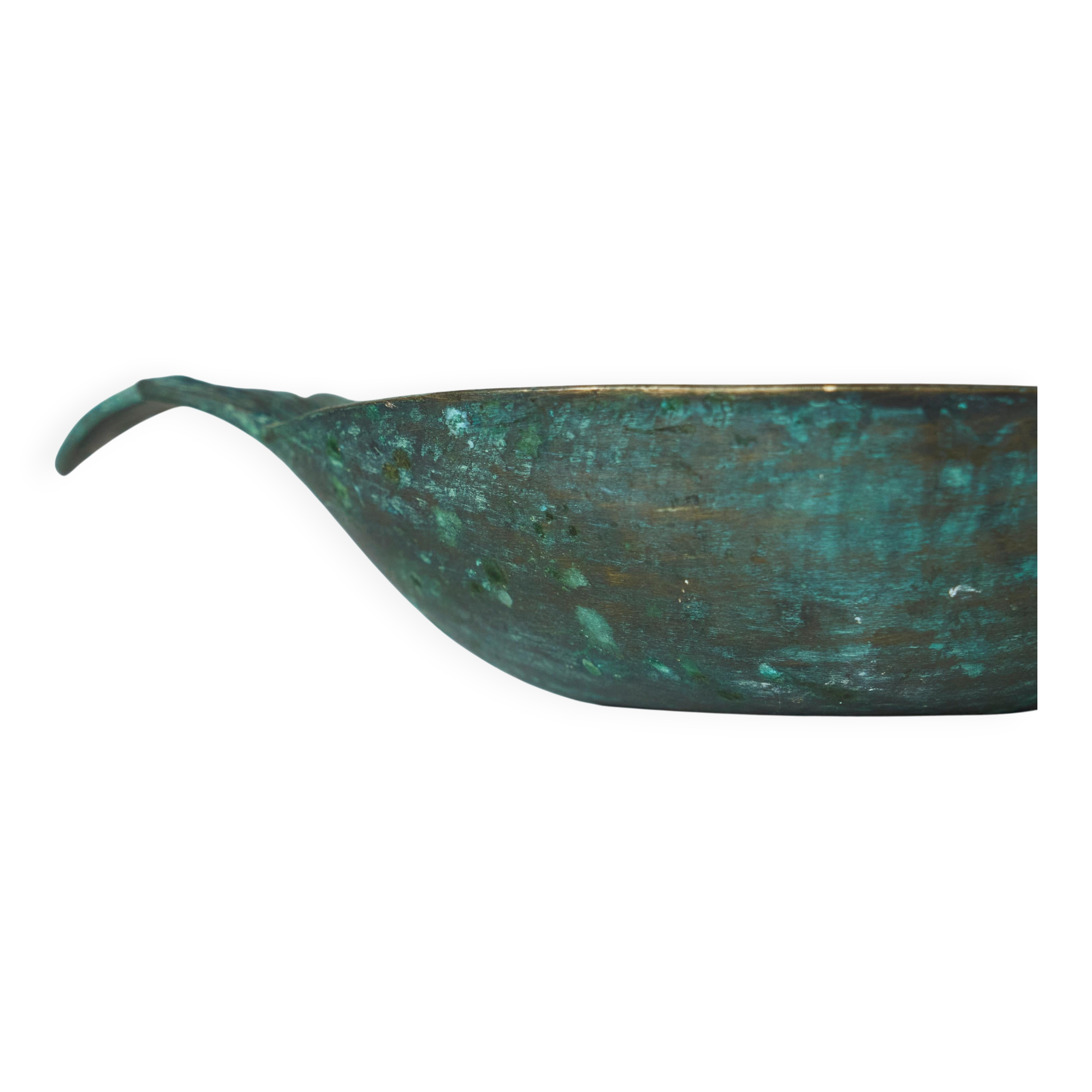 Patinated bronze cup, early 20th century