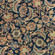 Large Vintage Indian Kashmiri Carpet Blue Wool Living Room Rug- 280x385cm