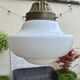 Art Deco Opaline Suspension