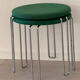 Pair of vintage Italian design stools from the 80s.