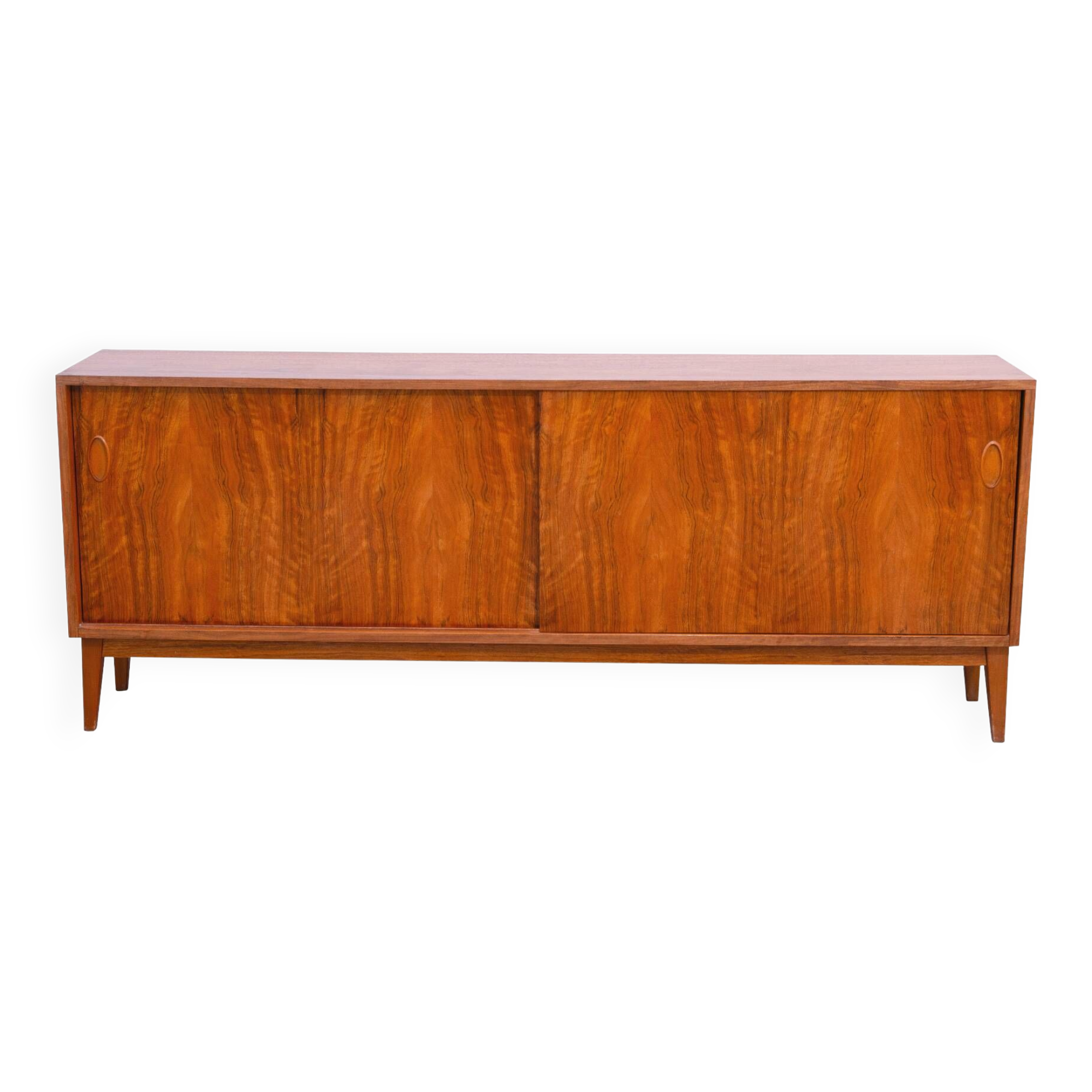 Enfilade longue de style scandinave par Sedláček & Vyčítal, Tchécoslovaquie, années 1960