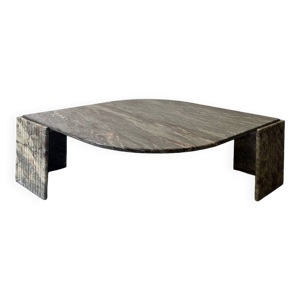 table basse goutte en - beige