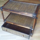 Bamboo and rattan rolling dessert