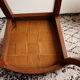 Mahogany chair and leather style Consulate-Empire