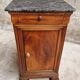 Antique small cabinet French hall cupboard walnut