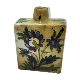 Flacon Iznik à décor floral, Perse , 19ème siècle
